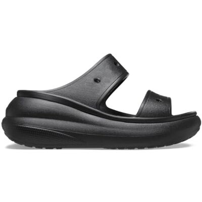 Crocs Unisex Adult Sandal, Crush Sandal, Black, 8 UK Men, 9 UK Women Crocs Unisex Adult Sandal, Crush Sandal, Black, 8 UK Men, 9 UK Women