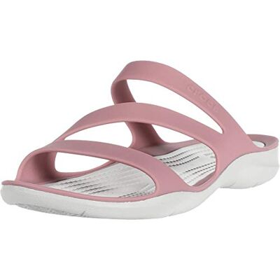 Crocs Swiftwater W 203998462 Sandals, Cassis Pearl White, 33 EU Crocs Swiftwater W 203998462 Sandals, Cassis Pearl White, 33 EU