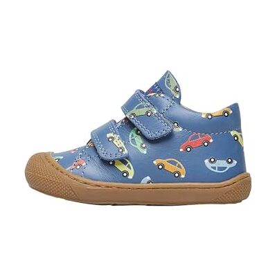 Naturino Cocoon VL Leather First Walking Shoes, Blue, 2 UK Child Naturino Cocoon VL Leather First Walking Shoes, Blue, 2 UK Child