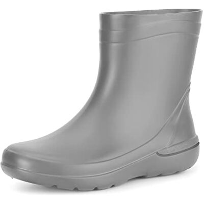 Ladeheid Girl's EVA Lightweight Wellington Boots Rainy Wellies Rain Boots LA-CA-07 (Grey, 3.5 UK) Ladeheid Girl's EVA Lightweight Wellington Boots Rainy Wellies Rain Boots LA-CA-07 (Grey, 3.5 UK)