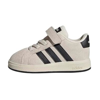 adidas Unisex Baby Grand Court 00S Infants Shoes, Wonder White/Core Black/Cloud White, 4 UK Child adidas Unisex Baby Grand Court 00S Infants Shoes, Wonder White/Core Black/Cloud White, 4 UK Child