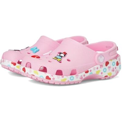 Crocs Unisex-Child Kids' Disney Clog Mickey Minnie Mouse Shoes, Pink/Minnie Jibbitz, 2 UK Crocs Unisex-Child Kids' Disney Clog Mickey Minnie Mouse Shoes, Pink/Minnie Jibbitz, 2 UK