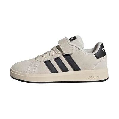 adidas Unisex Kids Grand Court 00S Children Shoes, Wonder White/Core Black/Wonder White, 12.5 UK Child adidas Unisex Kids Grand Court 00S Children Shoes, Wonder White/Core Black/Wonder White, 12.5 UK Child