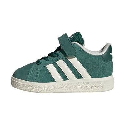adidas Unisex Baby Grand Court 00S Infants Shoes, Collegiate Green/Off White/Core Black, 3 UK Child adidas Unisex Baby Grand Court 00S Infants Shoes, Collegiate Green/Off White/Core Black, 3 UK Child