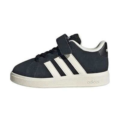 adidas Unisex Baby Grand Court 00S Infants Shoes, Core Black/Off White/Cloud White, 5.5 UK Child adidas Unisex Baby Grand Court 00S Infants Shoes, Core Black/Off White/Cloud White, 5.5 UK Child