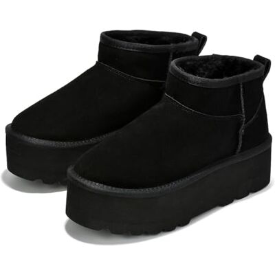 Pro-Ject Women's Huggy Snow Boot, Black, 6 UK Pro-Ject Women's Huggy Snow Boot, Black, 6 UK