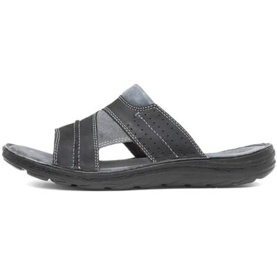Hush Puppies Male Archer Mule Sandal, Black, 8 Hush Puppies Male Archer Mule Sandal, Black, 8