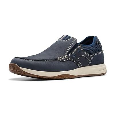 Clarks Mens Sailview Step Shoes, Color Navy Nubuck, Size: 10.5 UK Clarks Mens Sailview Step Shoes, Color Navy Nubuck, Size: 10.5 UK