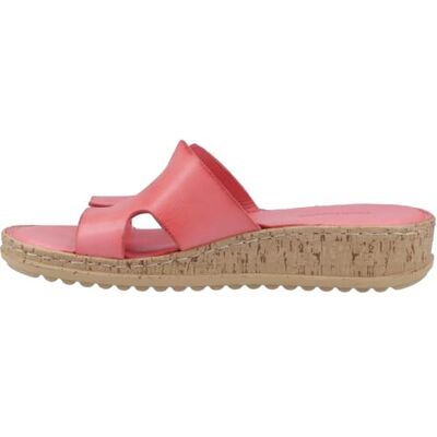 Hush Puppies Female Eloise Mule Sandal, Coral, 4 Hush Puppies Female Eloise Mule Sandal, Coral, 4