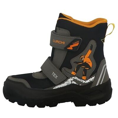 Lurchi 63L1033013 Snow Boot, Black-Yellow, 10 UK Child Lurchi 63L1033013 Snow Boot, Black-Yellow, 10 UK Child