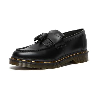 Dr. Martens Unisex Tassel Loafer Boat Shoe, Black Smooth, 5 UK Dr. Martens Unisex Tassel Loafer Boat Shoe, Black Smooth, 5 UK