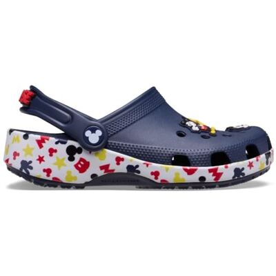 Crocs Unisex-Child Kids' Disney Clog Mickey Minnie Mouse Shoes, Navy/Mickey Jibbitz, 5 UK Child Crocs Unisex-Child Kids' Disney Clog Mickey Minnie Mouse Shoes, Navy/Mickey Jibbitz, 5 UK Child