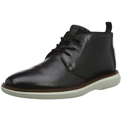 Clarks Men's Brantin Mid Ankle Boots, Black leather, 6 UK Clarks Men's Brantin Mid Ankle Boots, Black leather, 6 UK