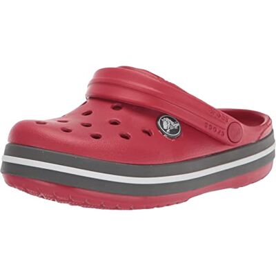 Crocs Crocband Clog Kids, Pepper Graphite Graphite 01, 4 UK Child Crocs Crocband Clog Kids, Pepper Graphite Graphite 01, 4 UK Child