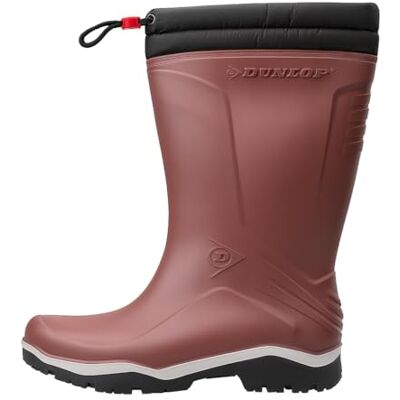 Dunlop Kids Blizzard Unisex Winter Safety Insulated Fashion Thermal Boot, Burgundy/Grey/Black, Waterproof and Chemical Resistant PVC Wellie with Traction Outsole for Outdoor Fun EU24, UK7 Dunlop Kids Blizzard Unisex Winter Safety Insulated Fashion Thermal Boot, Burgundy/Grey/Black, Waterproof and Chemical Resistant PVC Wellie with Traction Outsole for Outdoor Fun EU24, UK7