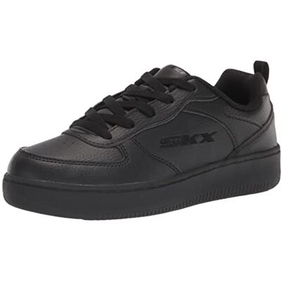 Skechers Boy's Sport Court 92 Sneaker, Black Synthetic Trim L, 3 UK Skechers Boy's Sport Court 92 Sneaker, Black Synthetic Trim L, 3 UK