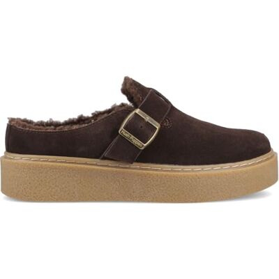 Hush Puppies Female Blanche Fur Mule, Chocolate, 5 Hush Puppies Female Blanche Fur Mule, Chocolate, 5