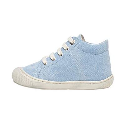 Naturino Metallic First Walking Shoes, Celeste, 9.5 UK Child Naturino Metallic First Walking Shoes, Celeste, 9.5 UK Child