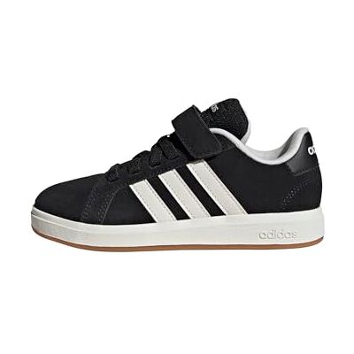 adidas Unisex Kids Grand Court 00S Children Shoes, Core Black/Off White/Gum, 13 UK Child adidas Unisex Kids Grand Court 00S Children Shoes, Core Black/Off White/Gum, 13 UK Child