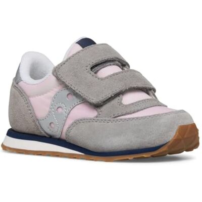 Saucony Originals Baby Jazz Hl Sneaker, Blush/Grey/Silver, 3.5 UK Child Saucony Originals Baby Jazz Hl Sneaker, Blush/Grey/Silver, 3.5 UK Child