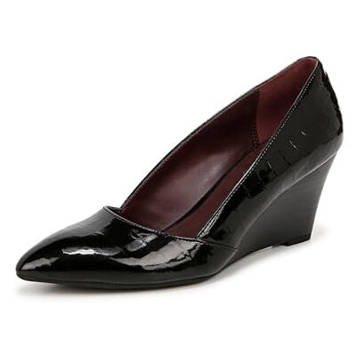 Franco Sarto Women's Classic Pump, Black Croco Patent, 6 UK Franco Sarto Women's Classic Pump, Black Croco Patent, 6 UK