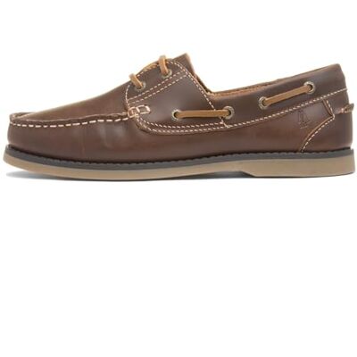 Hush Puppies Male Wilson Boat Shoe, Brown, 10 Hush Puppies Male Wilson Boat Shoe, Brown, 10
