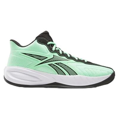 Reebok Unisex Press Sneaker, Green Glow/CORE Black/White, 3.5 UK Reebok Unisex Press Sneaker, Green Glow/CORE Black/White, 3.5 UK
