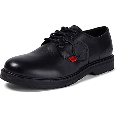 Kickers Mens Finley Lo Leather School Uniform Shoe, Black, 6.5 UK Kickers Mens Finley Lo Leather School Uniform Shoe, Black, 6.5 UK