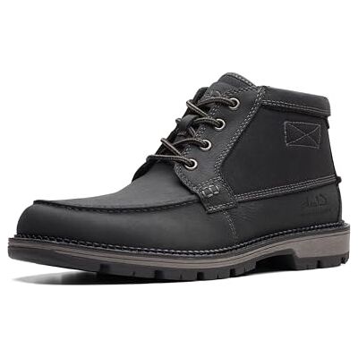 Clarks Men's Maplewalk Moc Oxford Boot, Black Combi, 6 UK Clarks Men's Maplewalk Moc Oxford Boot, Black Combi, 6 UK