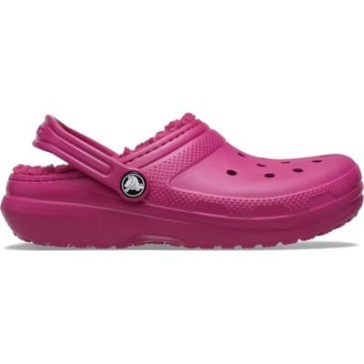 Crocs , Unisex Kids, Classic Lined Clog T, Royal Pink, 9 UK Child Crocs , Unisex Kids, Classic Lined Clog T, Royal Pink, 9 UK Child