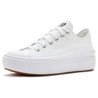 Converse Chuck Taylor All Star Move Canvas Color Ox Trainers Women White 3.5 Low Top Trainers Shoes Converse Chuck Taylor All Star Move Canvas Color Ox Trainers Women White 3.5 Low Top Trainers Shoes
