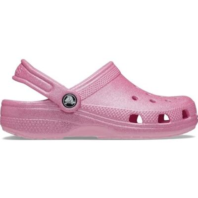 Crocs Kids Clogs, Classic Glitter Clog K, Pink Tweed Glitter,11 UK Child Crocs Kids Clogs, Classic Glitter Clog K, Pink Tweed Glitter,11 UK Child