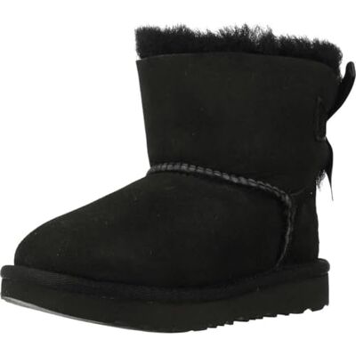 Ugg Unisex Kids Bailey Bow II Classic Boot, Black, 7 UK Ugg Unisex Kids Bailey Bow II Classic Boot, Black, 7 UK