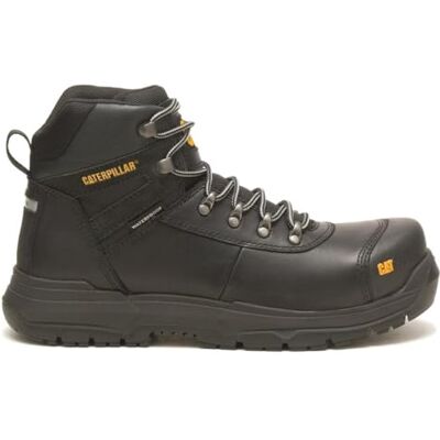 CAT erpillar Men’s Pneumatic 2.0 Safety Boots Waterproof Leather, Steel Toe, Puncture Resistant Midsole, Shock Absorbing Work Boot, Black, 10 UK Size CAT erpillar Men’s Pneumatic 2.0 Safety Boots Waterproof Leather, Steel Toe, Puncture Resistant Midsole, Shock Absorbing Work Boot, Black, 10 UK Size