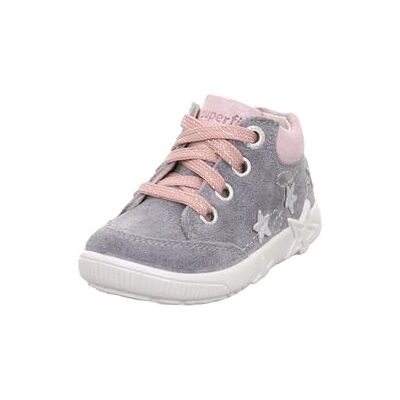 Superfit Girls' Starlight First Walking Shoes, Light Grey Pink 2500, 4 UK Child Superfit Girls' Starlight First Walking Shoes, Light Grey Pink 2500, 4 UK Child