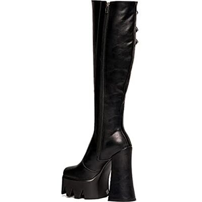 LAMODA Women's Guess So Knee high Boot, Pink Pu, 7.5 UK LAMODA Women's Guess So Knee high Boot, Pink Pu, 7.5 UK