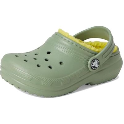 Crocs Unisex Kids Clog,Classic Lined Clog T,Moss,8 UK Child Crocs Unisex Kids Clog,Classic Lined Clog T,Moss,8 UK Child