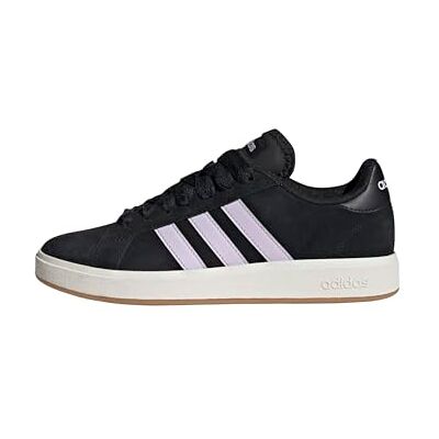 adidas Women's Grand Court Base 00s Shoes, Core Black/Ice Lavender/Off White, 8.5 UK adidas Women's Grand Court Base 00s Shoes, Core Black/Ice Lavender/Off White, 8.5 UK