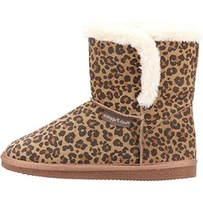 Hush Puppies Ashleigh Slipper Bootie, Leopard, 4 Hush Puppies Ashleigh Slipper Bootie, Leopard, 4