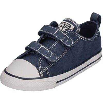 Converse Chuck Taylor Ct 2v Ox Canvas, Unisex Babies’ Slippers, Blue (Athletic Navy/White 412), 3 UK (19 EU) Converse Chuck Taylor Ct 2v Ox Canvas, Unisex Babies’ Slippers, Blue (Athletic Navy/White 412), 3 UK (19 EU)