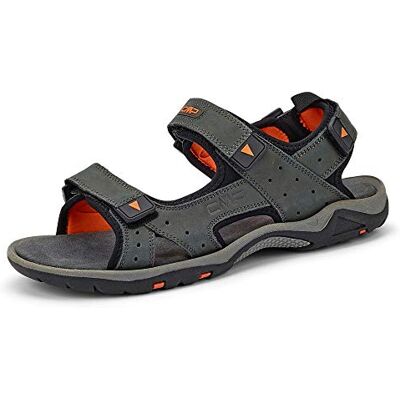 CMP Men's ALMAAK Hiking Sandal Ankle Strap, Grey Grey U862, 8 UK CMP Men's ALMAAK Hiking Sandal Ankle Strap, Grey Grey U862, 8 UK