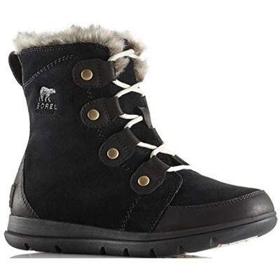 Sorel Women's Explorer Joan Snow Boot, Black Dark Stone, 3.5 UK Sorel Women's Explorer Joan Snow Boot, Black Dark Stone, 3.5 UK