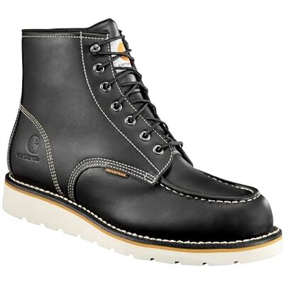 Carhartt Men's 6 Inch Waterproof Wedge Soft Toe Work Boot, Black, 7 UK Carhartt Men's 6 Inch Waterproof Wedge Soft Toe Work Boot, Black, 7 UK