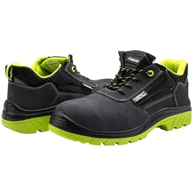 Bellota 7231043S1P Safety Shoes for Men and Women (Size 43) in Breathable Split Leather, Lightweight and Resistant to Bumps and Rocks Bellota 7231043S1P Safety Shoes for Men and Women (Size 43) in Breathable Split Leather, Lightweight and Resistant to Bumps and Rocks