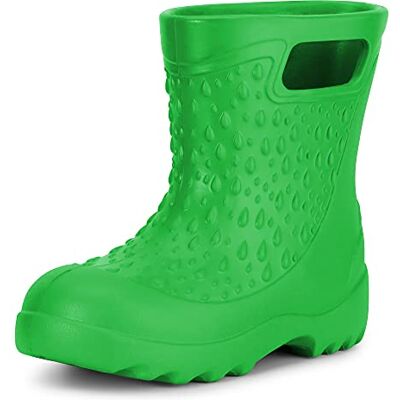 Ladeheid Children's Girl's Boy's EVA Light Wellington Boots Rainy Wellies Rain Boots LADW006 (Green 1711, 10/11 UK Child) Ladeheid Children's Girl's Boy's EVA Light Wellington Boots Rainy Wellies Rain Boots LADW006 (Green 1711, 10/11 UK Child)
