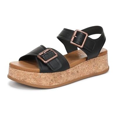 Blowfish Malibu Women's Magical Wedge Sandals, Black, Medium Fit, UK 4 Blowfish Malibu Women's Magical Wedge Sandals, Black, Medium Fit, UK 4