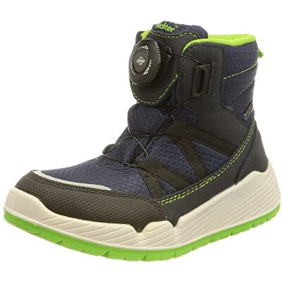 Richter Kinderschuhe RS-1 Snow Boots, Atlantic/Black/Apple, 39 EU Richter Kinderschuhe RS-1 Snow Boots, Atlantic/Black/Apple, 39 EU