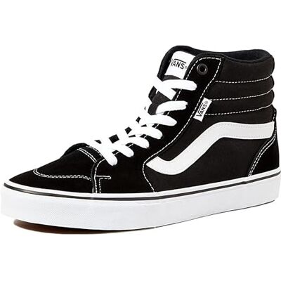 Vans Women's Filmore Hi Suede/Canvas Sneaker, Suede Canvas Black White, 4.5 UK Vans Women's Filmore Hi Suede/Canvas Sneaker, Suede Canvas Black White, 4.5 UK