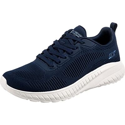Skechers Women's Squad Chaos Face Off Trainer, Navy, 4 UK Skechers Women's Squad Chaos Face Off Trainer, Navy, 4 UK