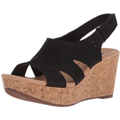 Clarks Women's Annadel Bari Platform, Black Nubuck, 4 UK Clarks Women's Annadel Bari Platform, Black Nubuck, 4 UK